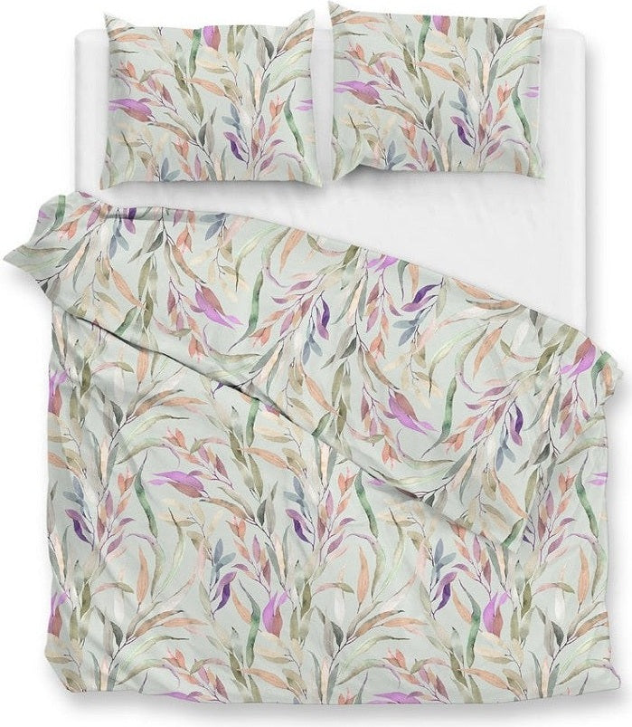 Zo Home Dekbedovertrek Satijn Tia Green