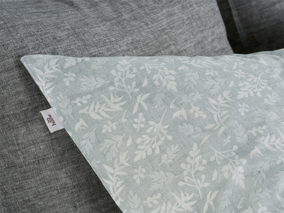 Zo Home Dekbedovertrek Katoen Petali di Lino Mint