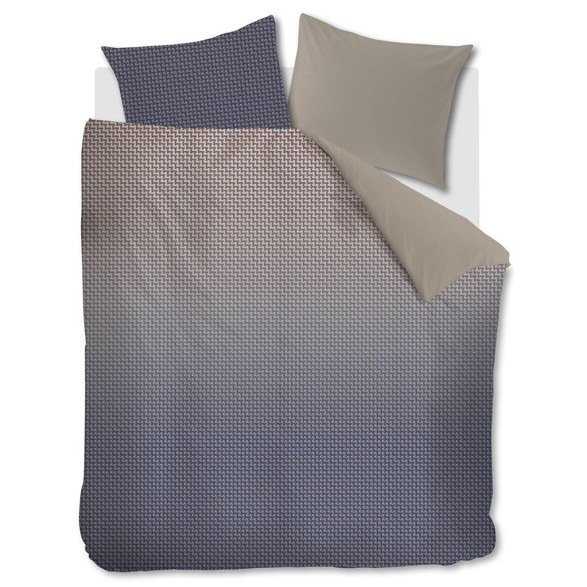Beddinghouse Dekbedovertrek Tencel Alvaro Blauw