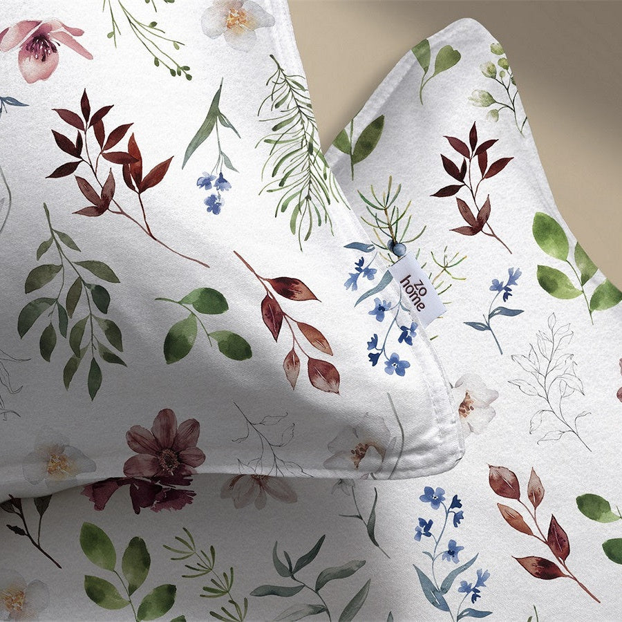 Zo Home Dekbedovertrek Flanel Celeste