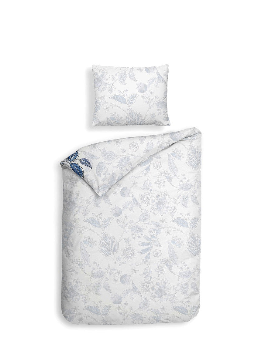 Heckettlane Bettbezug Satin Asia Weiß