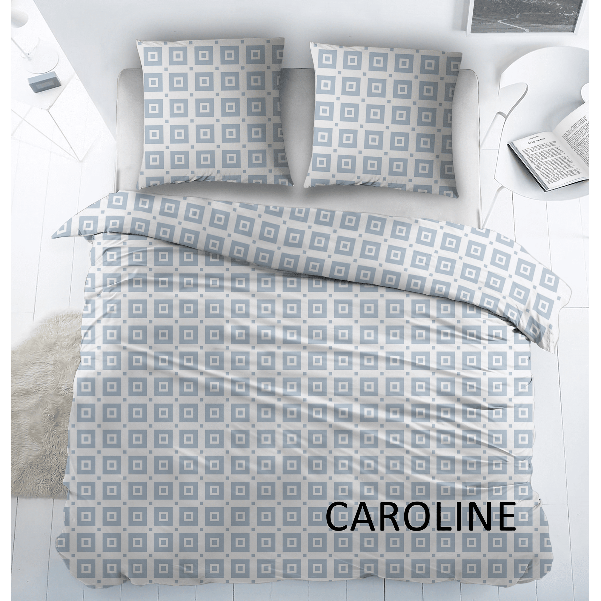 Sleepnight Dekbedovertrek Katoen Caroline Blue