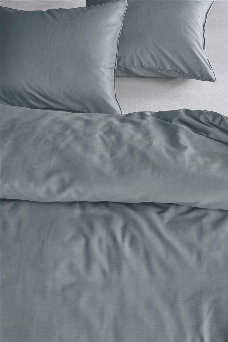 Beddinghouse dekbedovertrek tencel Change blauw grijs