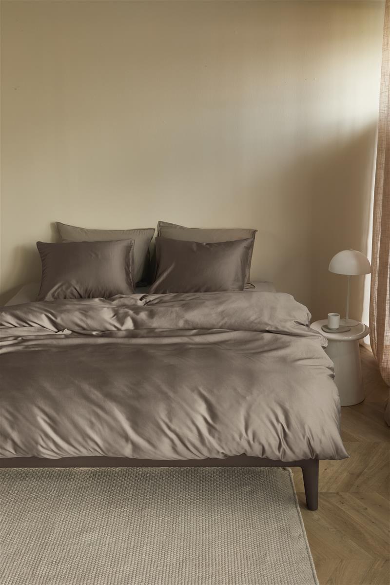 Beddinghouse dekbedovertrek tencel Change taupe