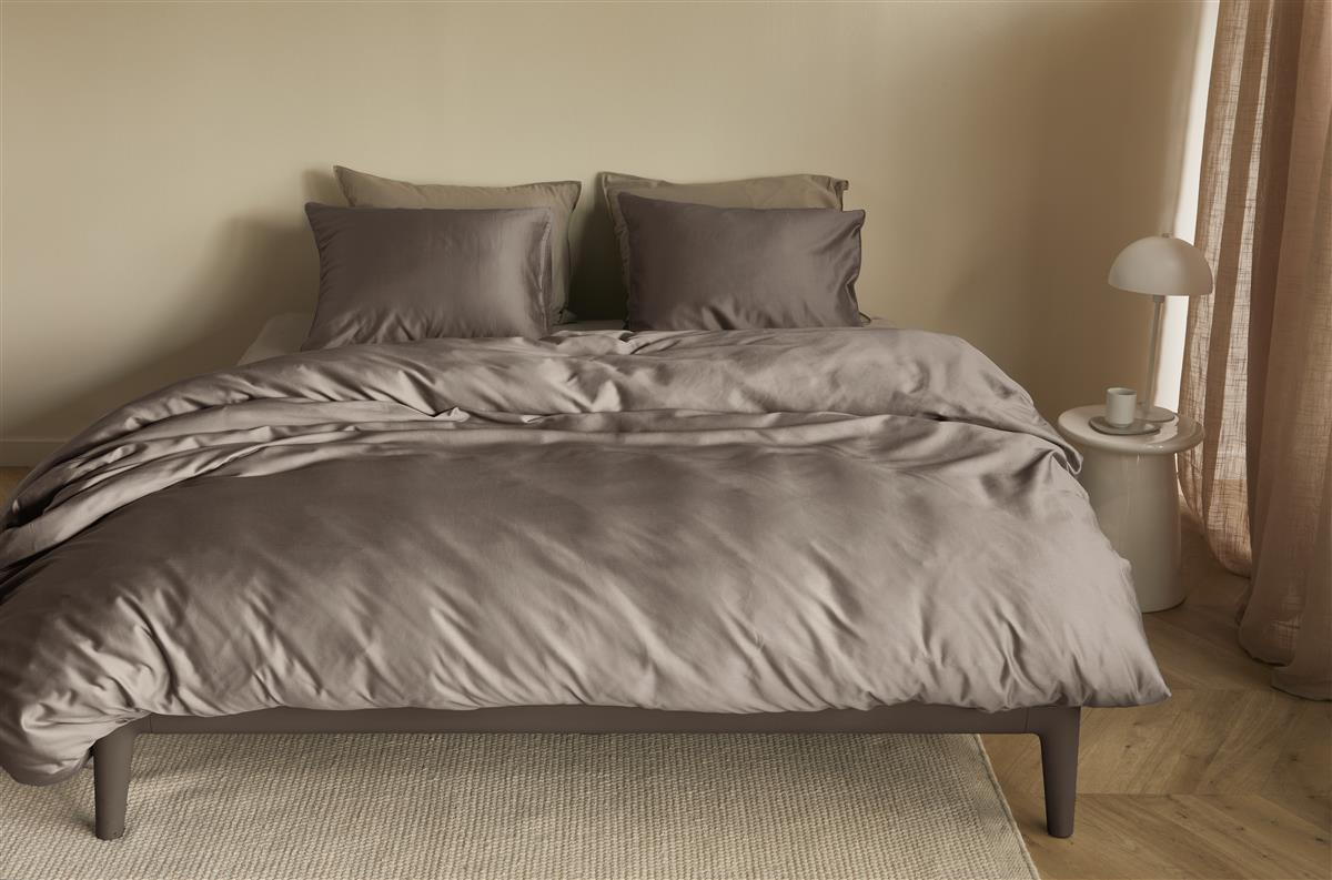 Beddinghouse dekbedovertrek tencel Change taupe