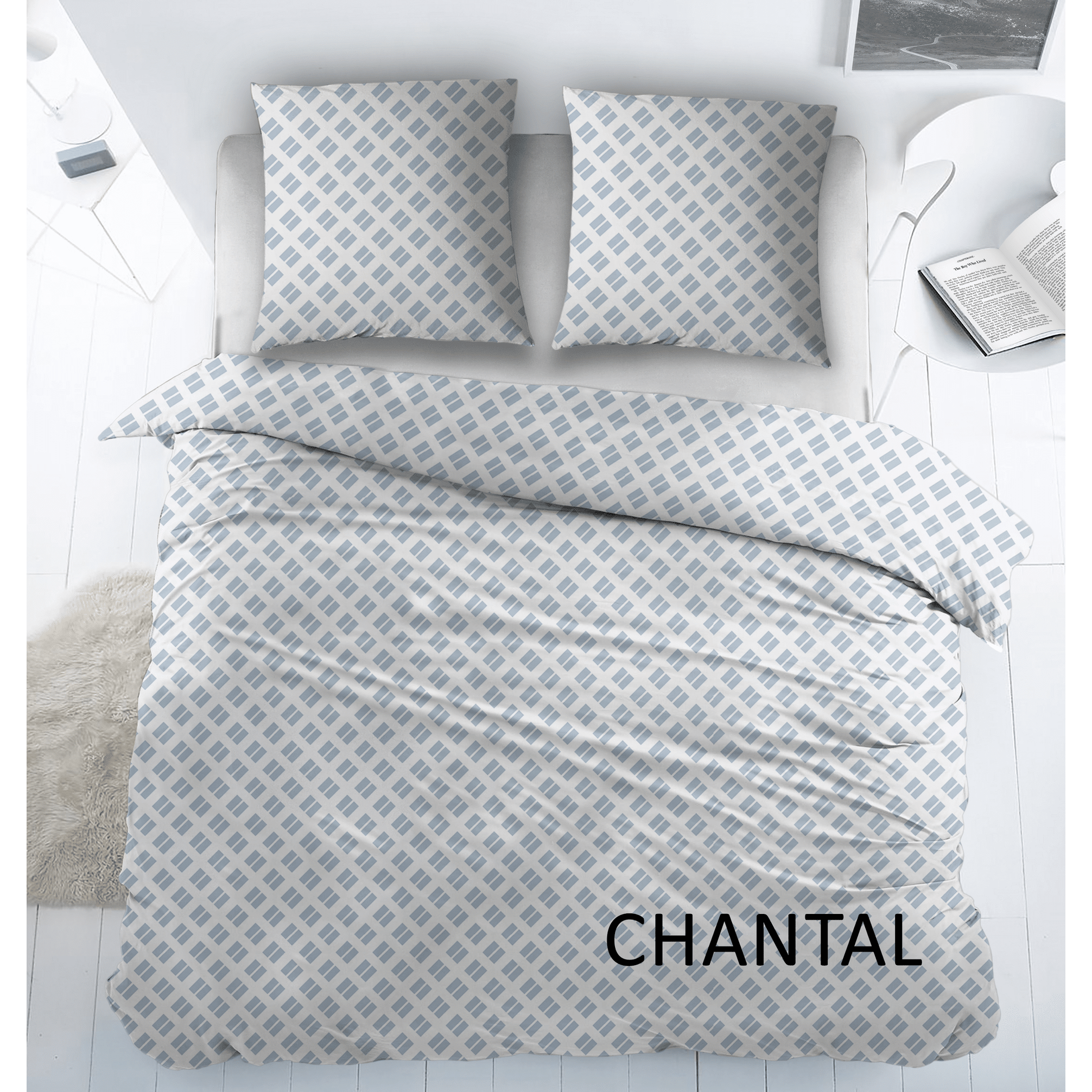 Sleepnight Dekbedovertrek Katoen Chantal Blue