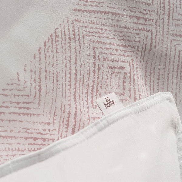 Zo Home Dekbedovertrek Satijn Tratti di Satinado Shady Pink