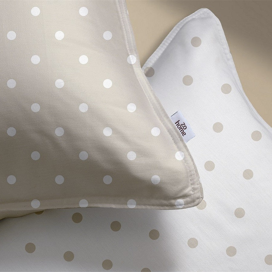 Zo Home Dekbedovertrek Katoen Punta di Cotone Warm Sand