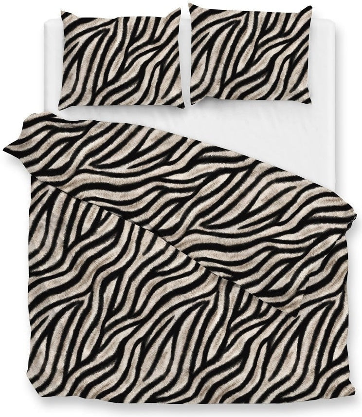 Zo Home Dekbedovertrek Flanel Zebrato