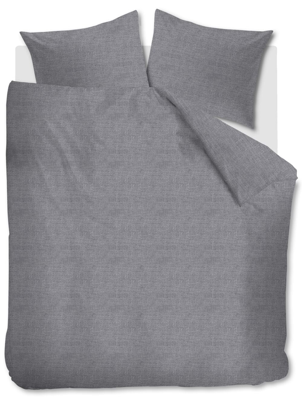 Ambiante Dekbedovertrek Katoen Edo Donker grijs