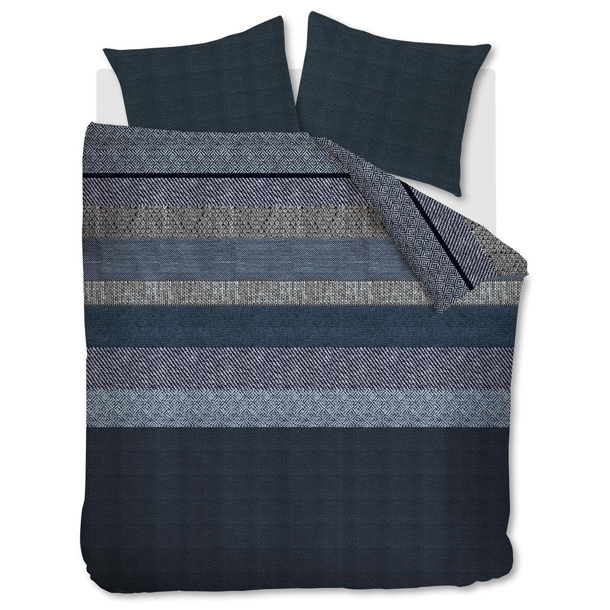 Beddinghouse Dekbedovertrek Flanel Enzo Blue