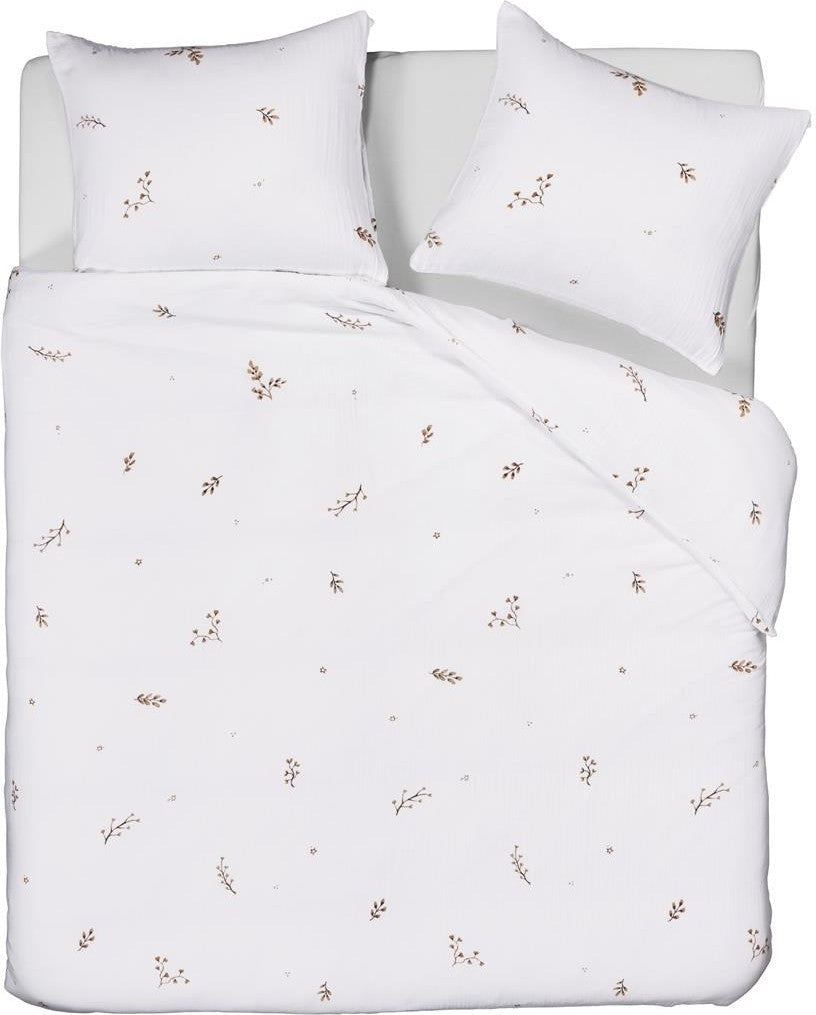 Beddinghouse Dekbedovertrek Katoen Mousseline Evi Naturel