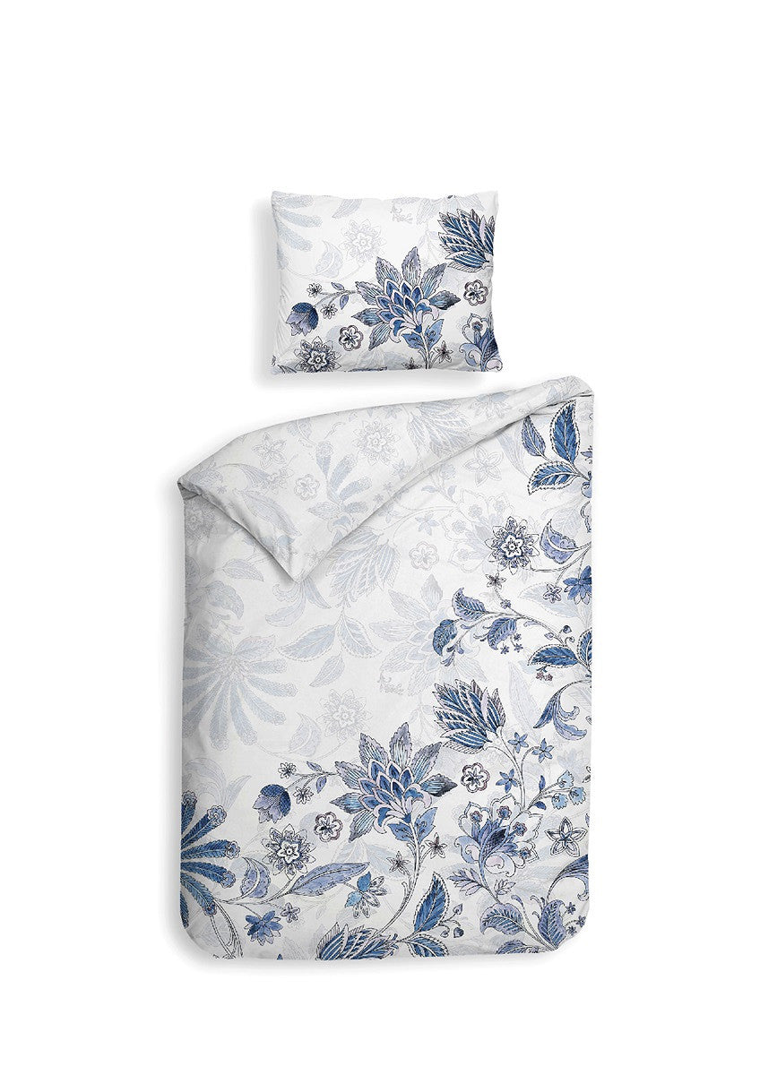 Heckettlane Bettbezug Satin Asia Weiß
