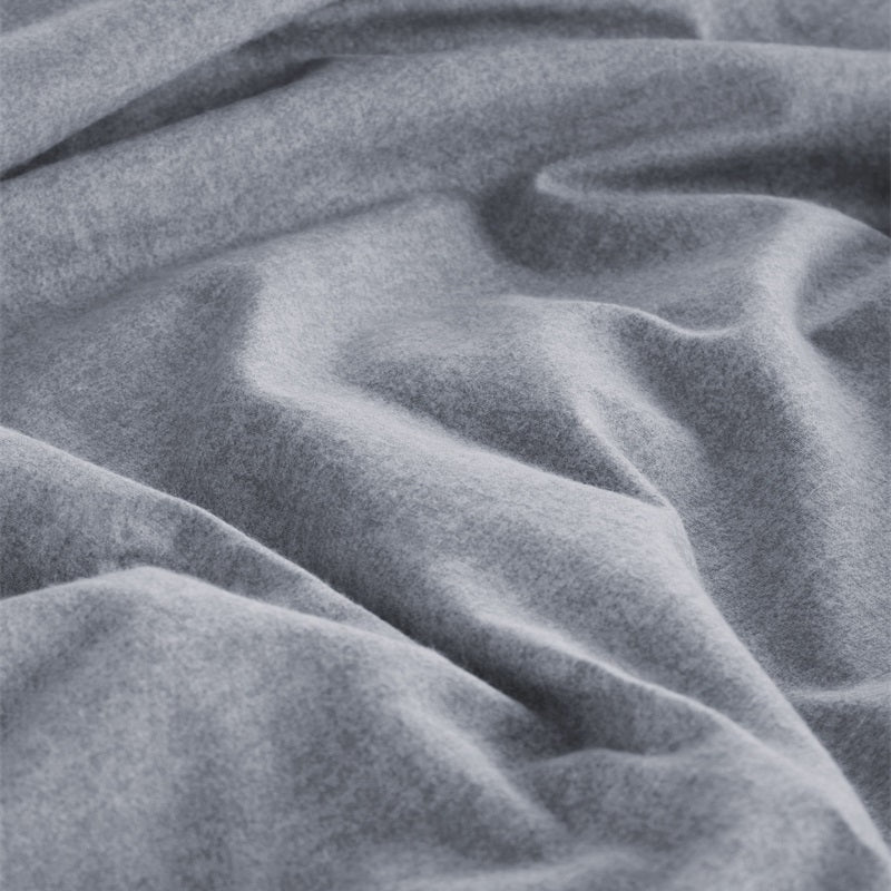 Beddinghouse Dekbedovertrek Flanel Frost Blauwgrijs