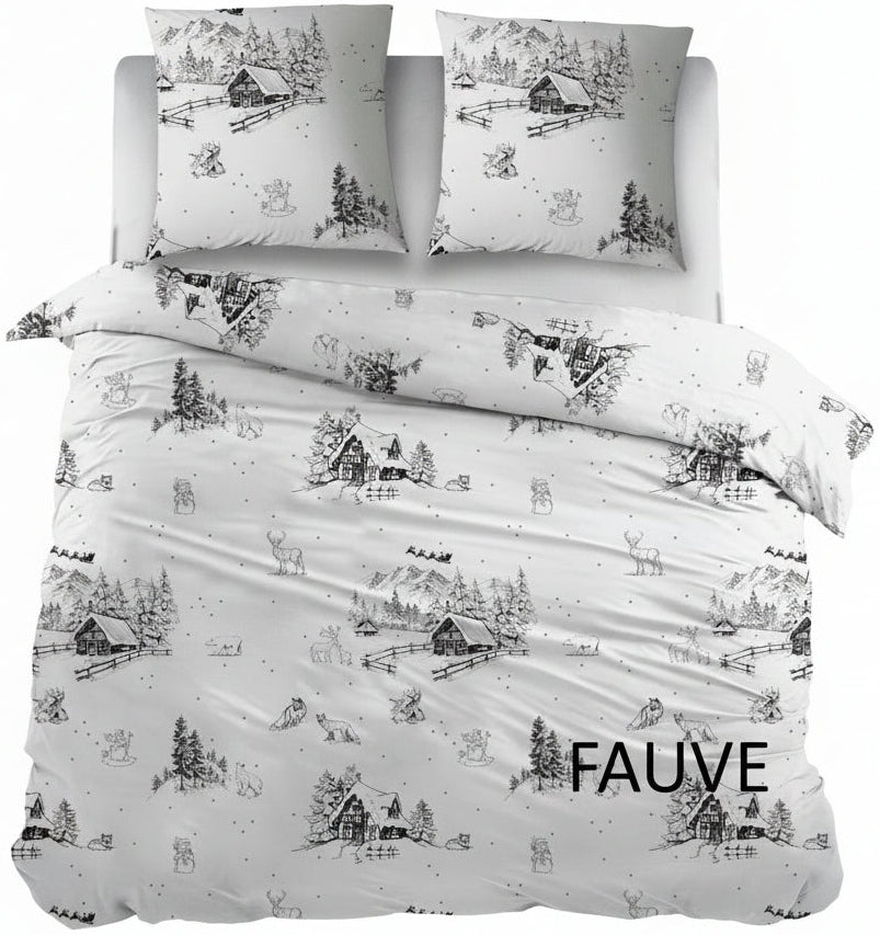 Cottons Dekbedovertrek Fauve Flanel - Bedtextielonline.be