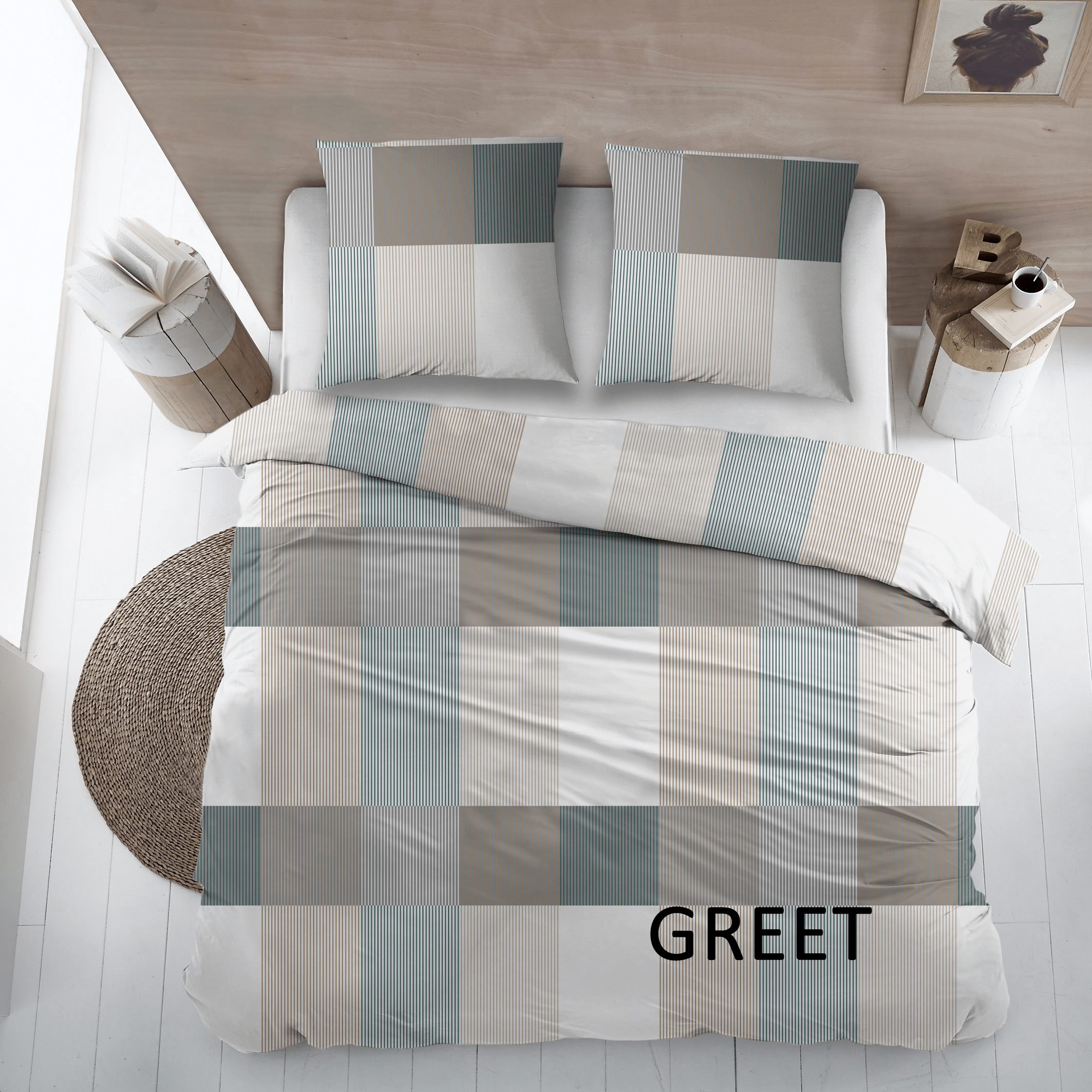Sleepnight Dekbedovertrek Flanel Greet