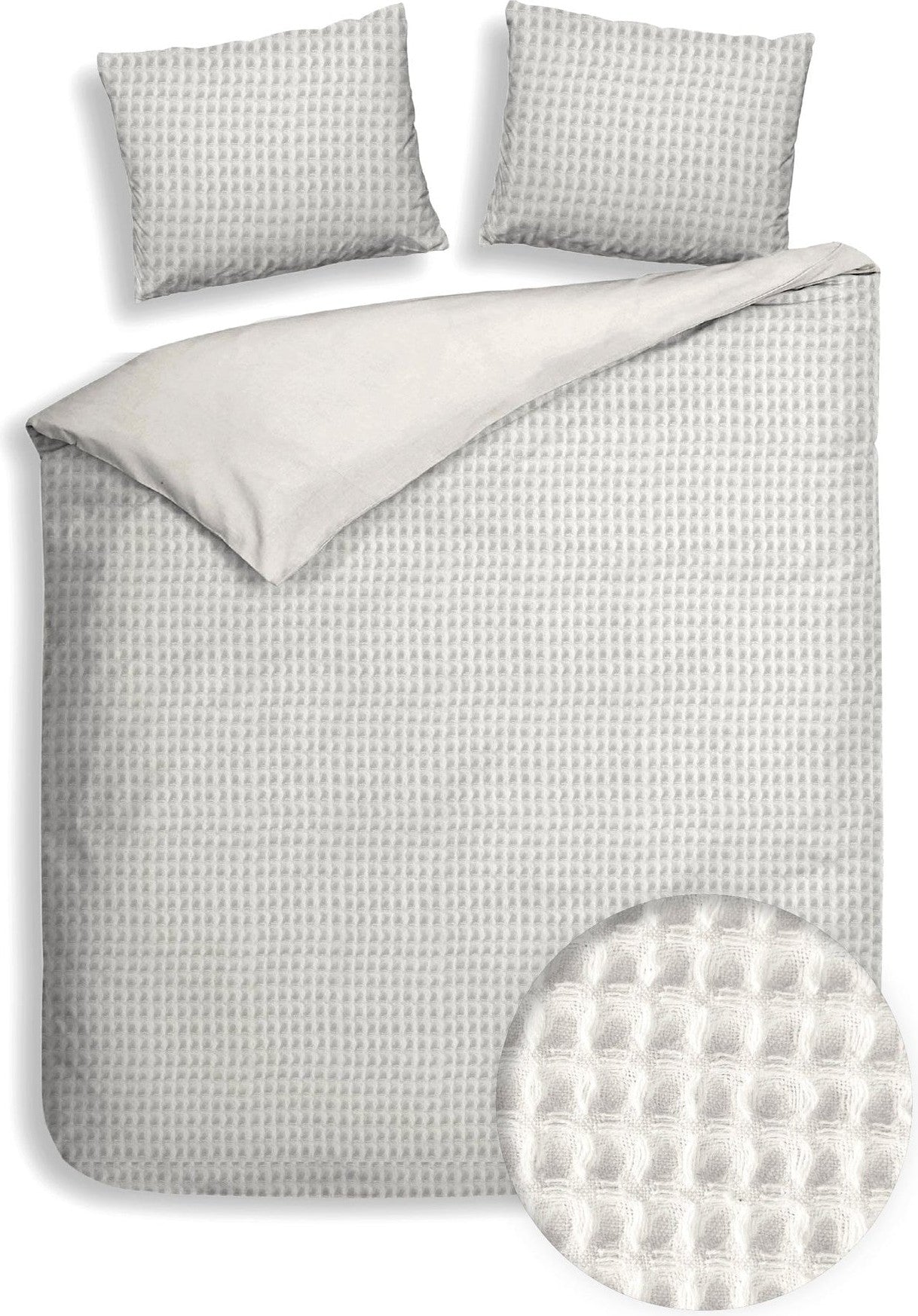 Heckettlane Dekbedovertrek Vafala Off-White Katoen