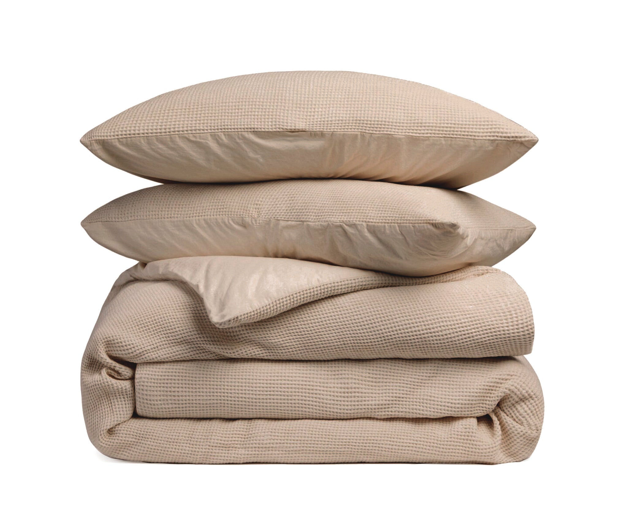 Heckettlane Dekbedovertrek Vafala Pale Khaki Katoen