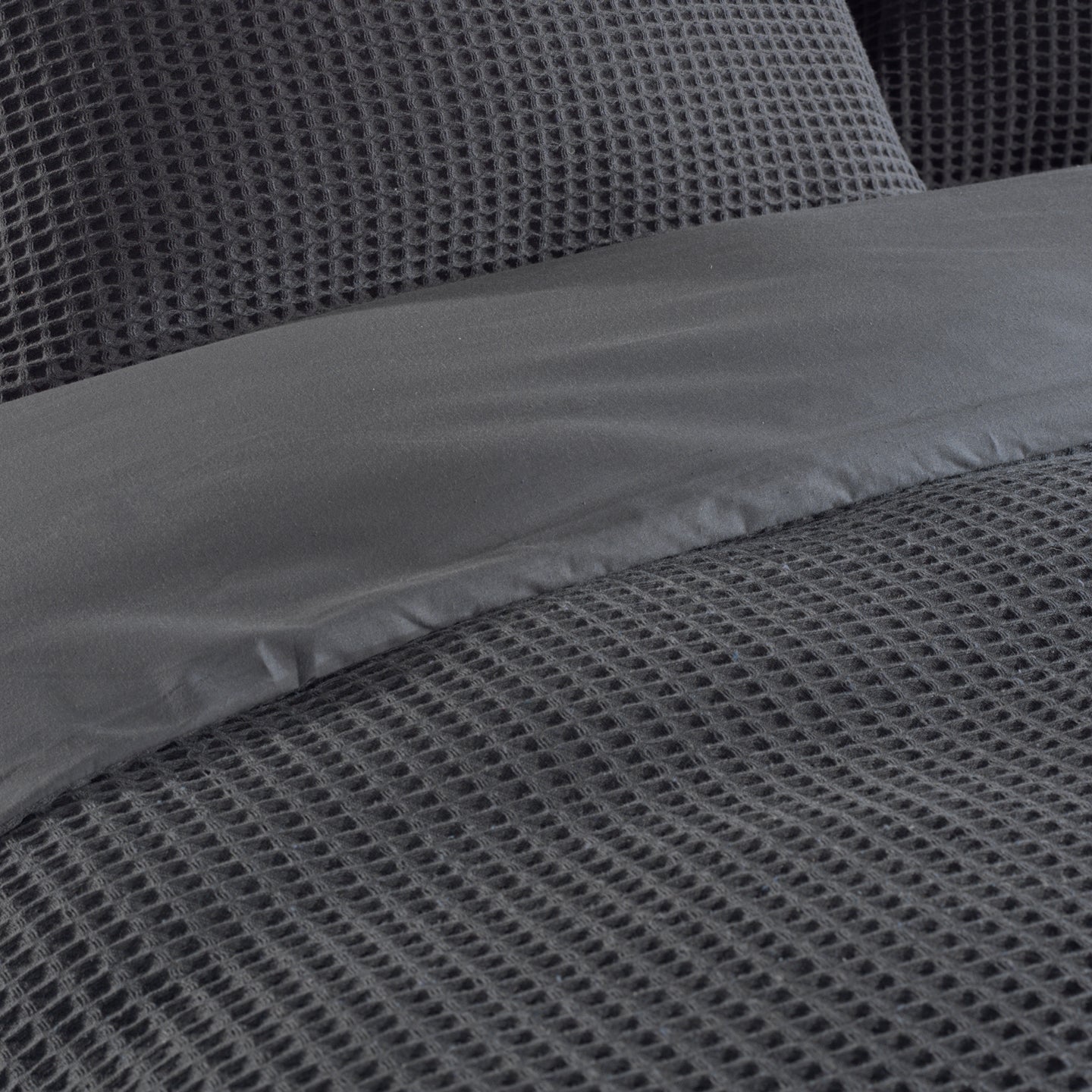 Heckettlane Dekbedovertrek Vafala Steel Grey Katoen