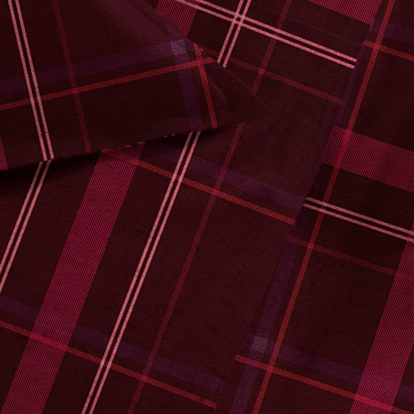 Heckettlane Dekbedovertrek Flanel Silvan Red