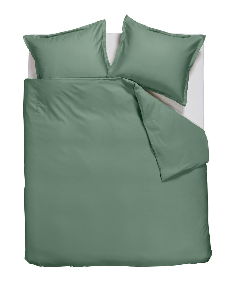 Ambiante Dekbedovertrek Katoensatijn Satin Uni - Groen
