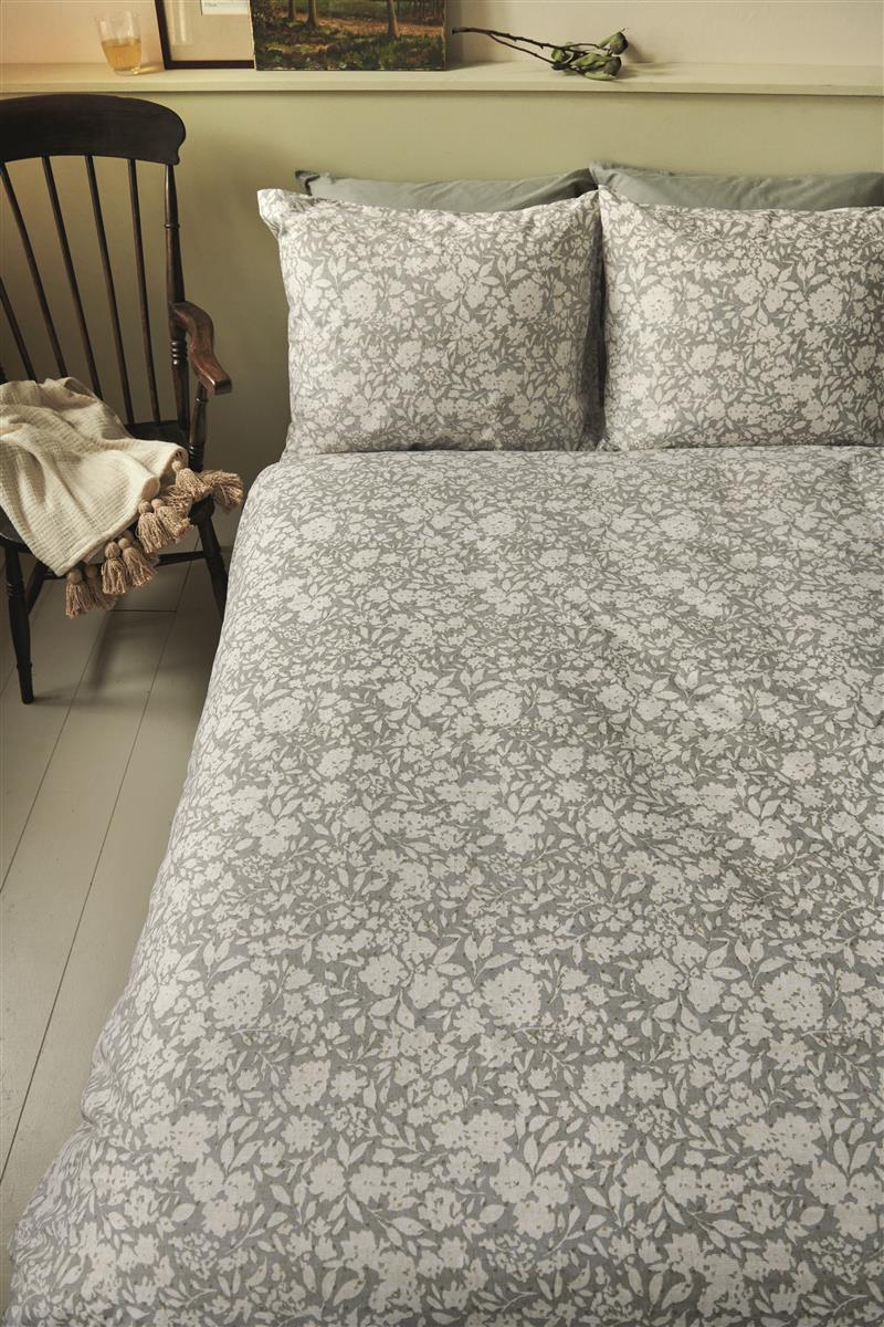 Ariadne at Home Housse de couette Coton Formes Gris