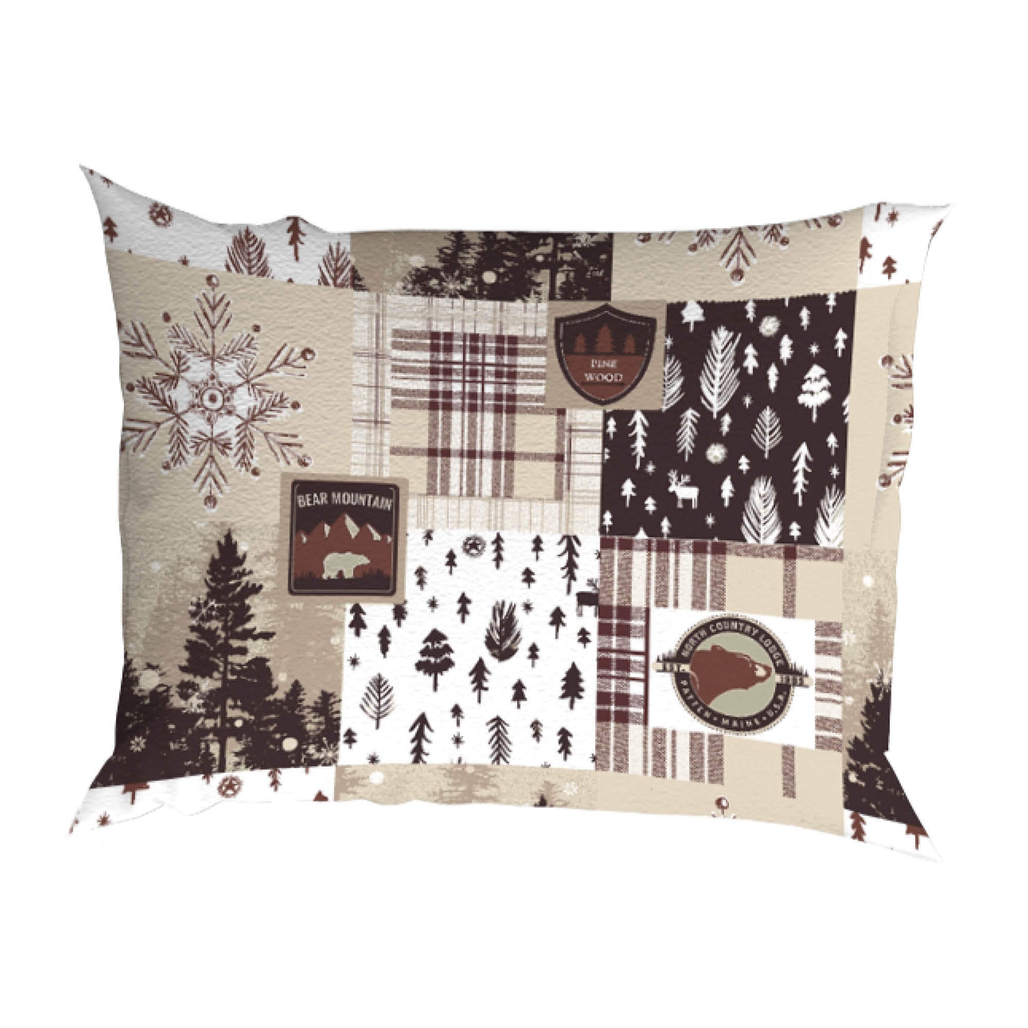 Romanette Dekbedovertrek Flanel Andes - Chocolate