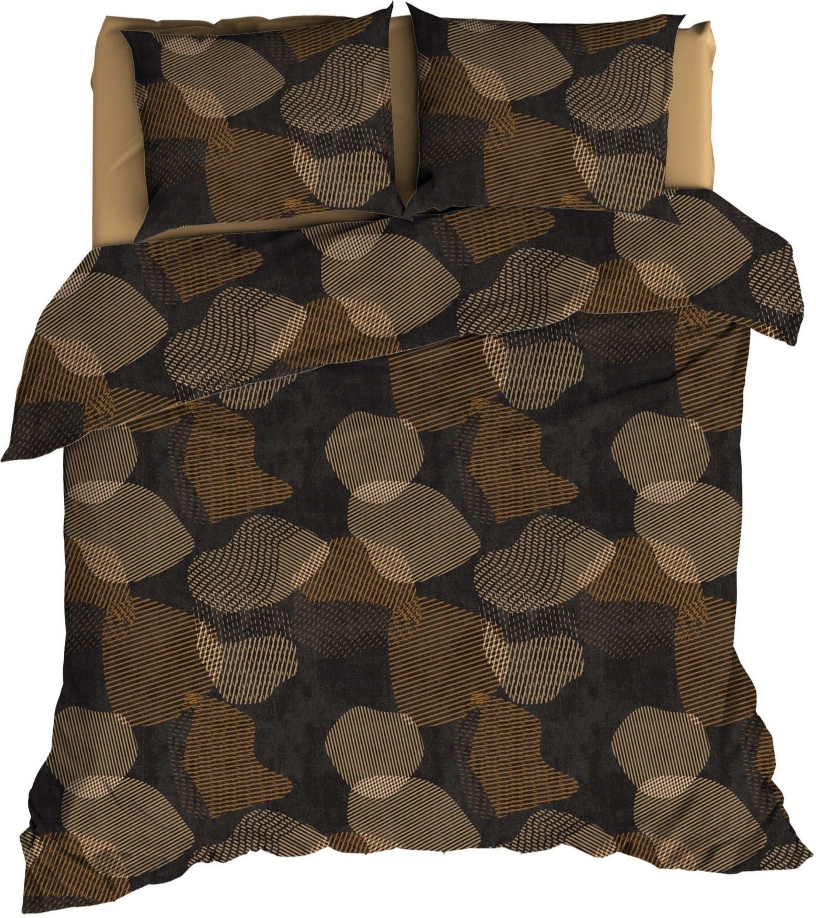 Satin d'Or Dekbedovertrek Satijn Bionic Antra Brons