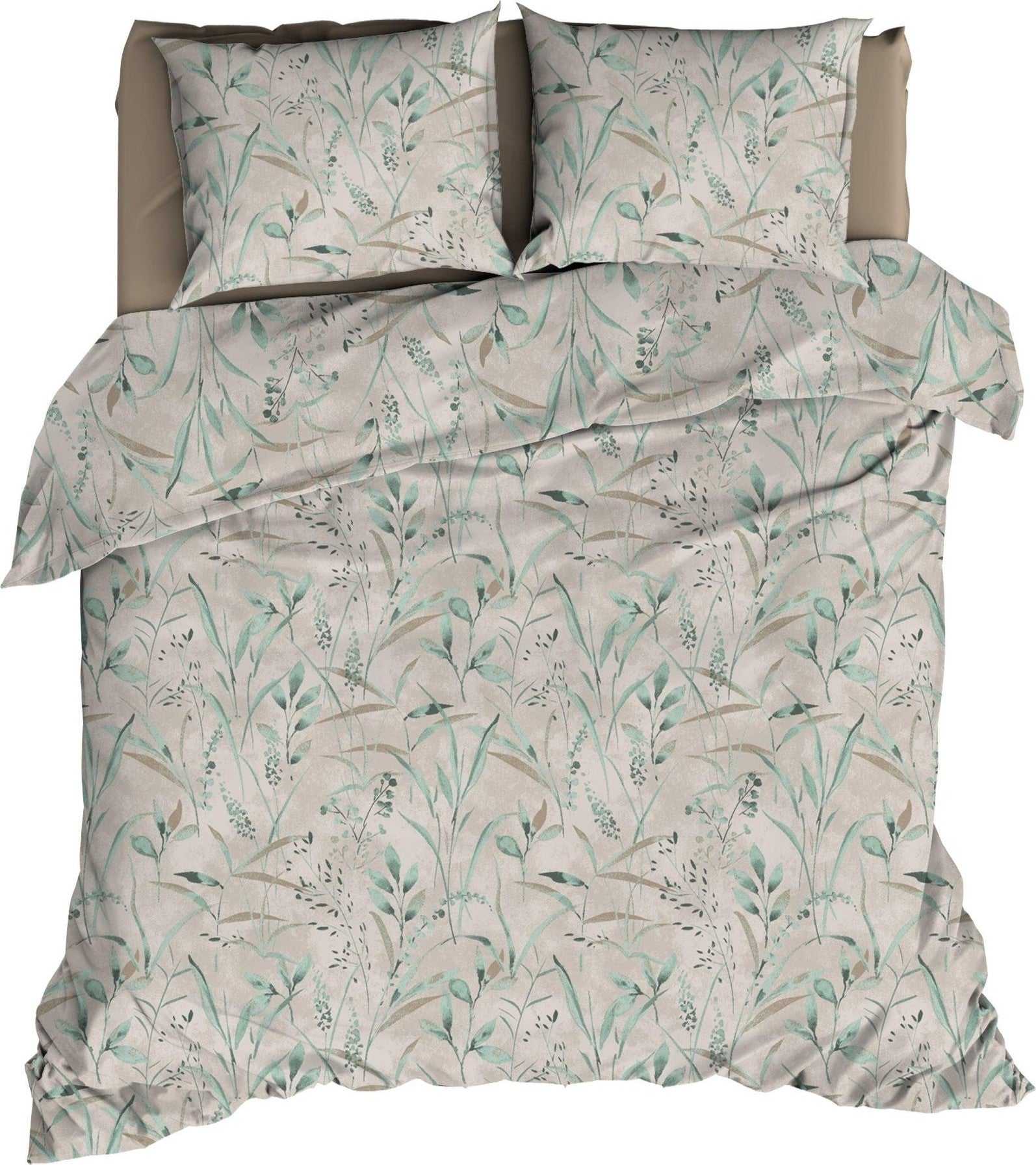 Satin d'Or Dekbedovertrek Satijn Galicia Mineral - Bedtextielonline.be