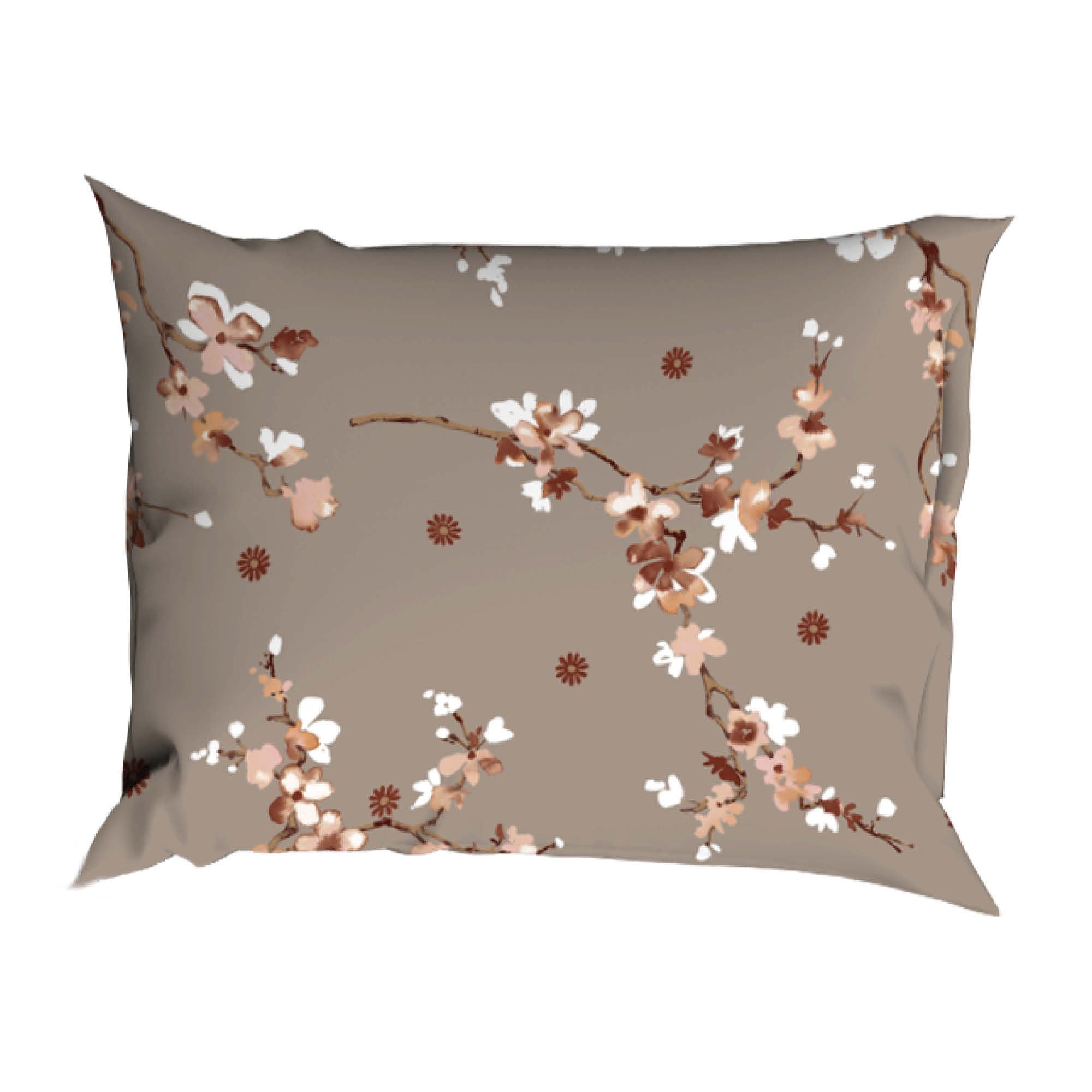 Romanette Dekbedovertrek Katoen Geisha Taupe