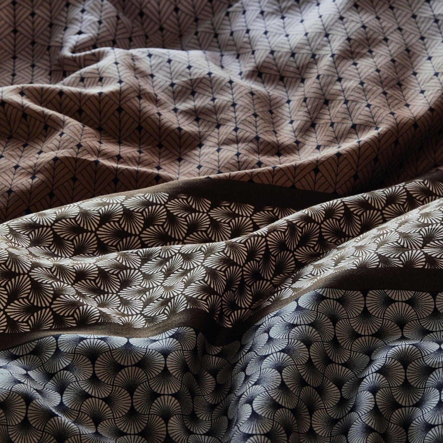 Beddinghouse Dekbedovertrek Lyocell Carter Bruin