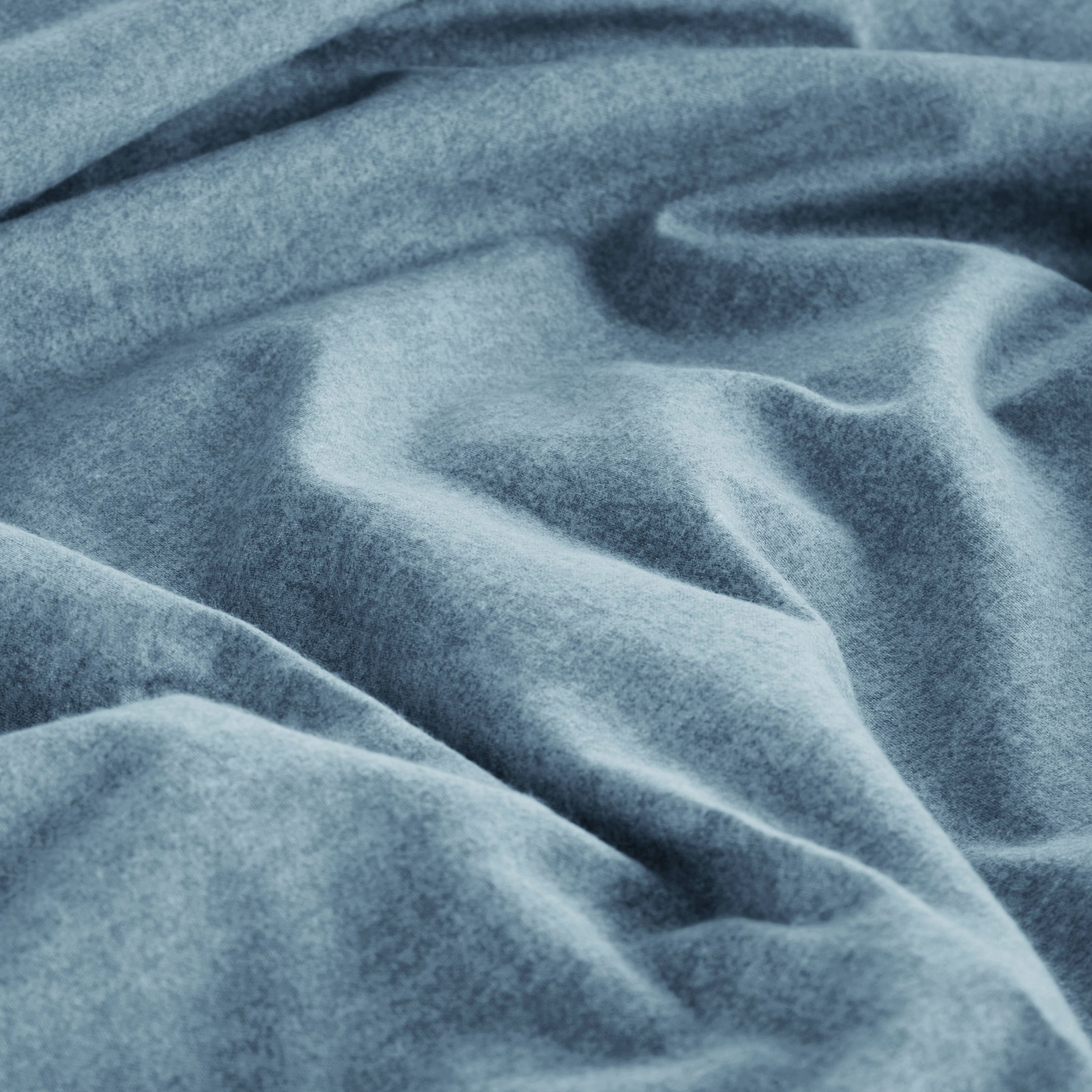 Beddinghouse Dekbedovertrek Flanel Frost Blauwgrijs