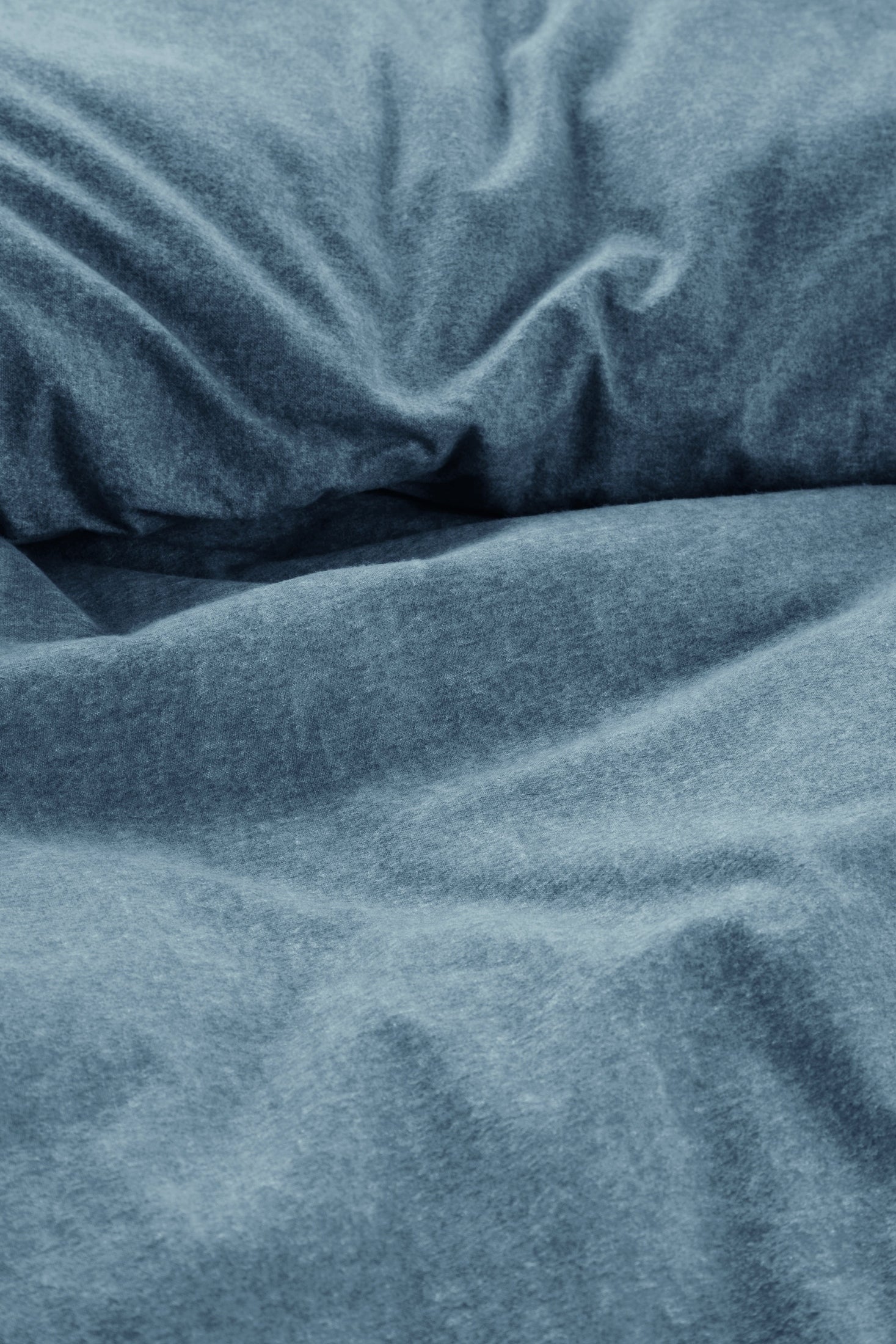 Beddinghouse Dekbedovertrek Flanel Frost Blauwgrijs