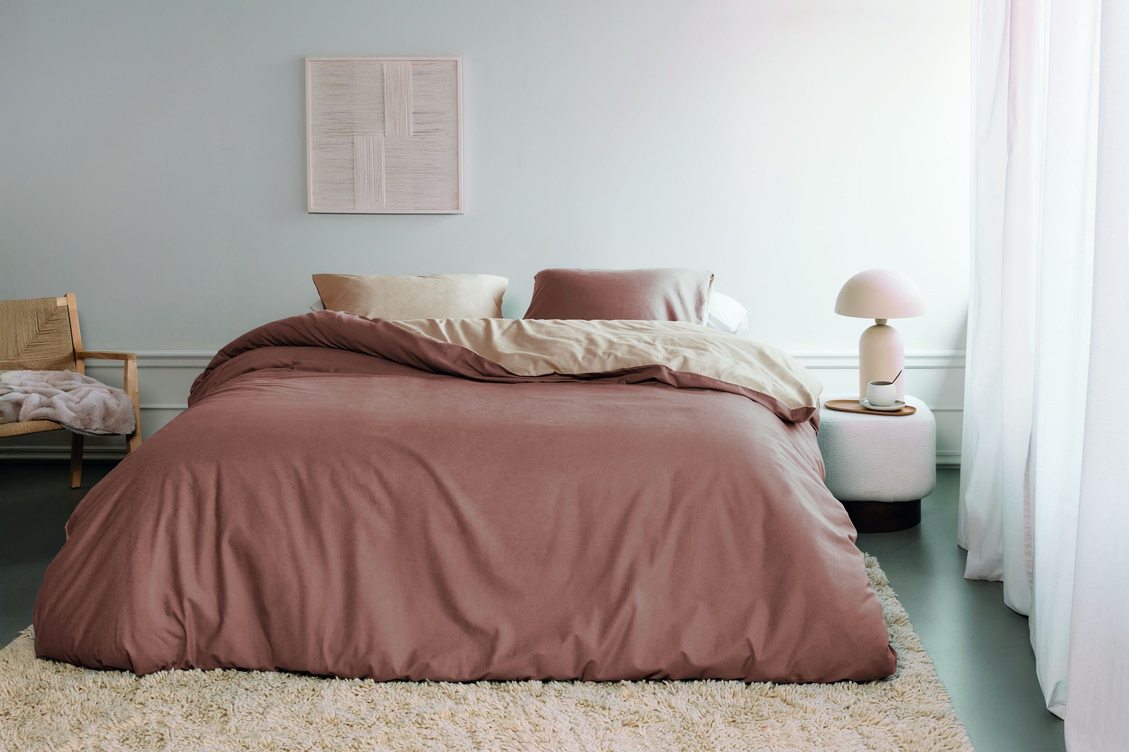 Beddinghouse Dekbedovertrek Flanel Warm Roze