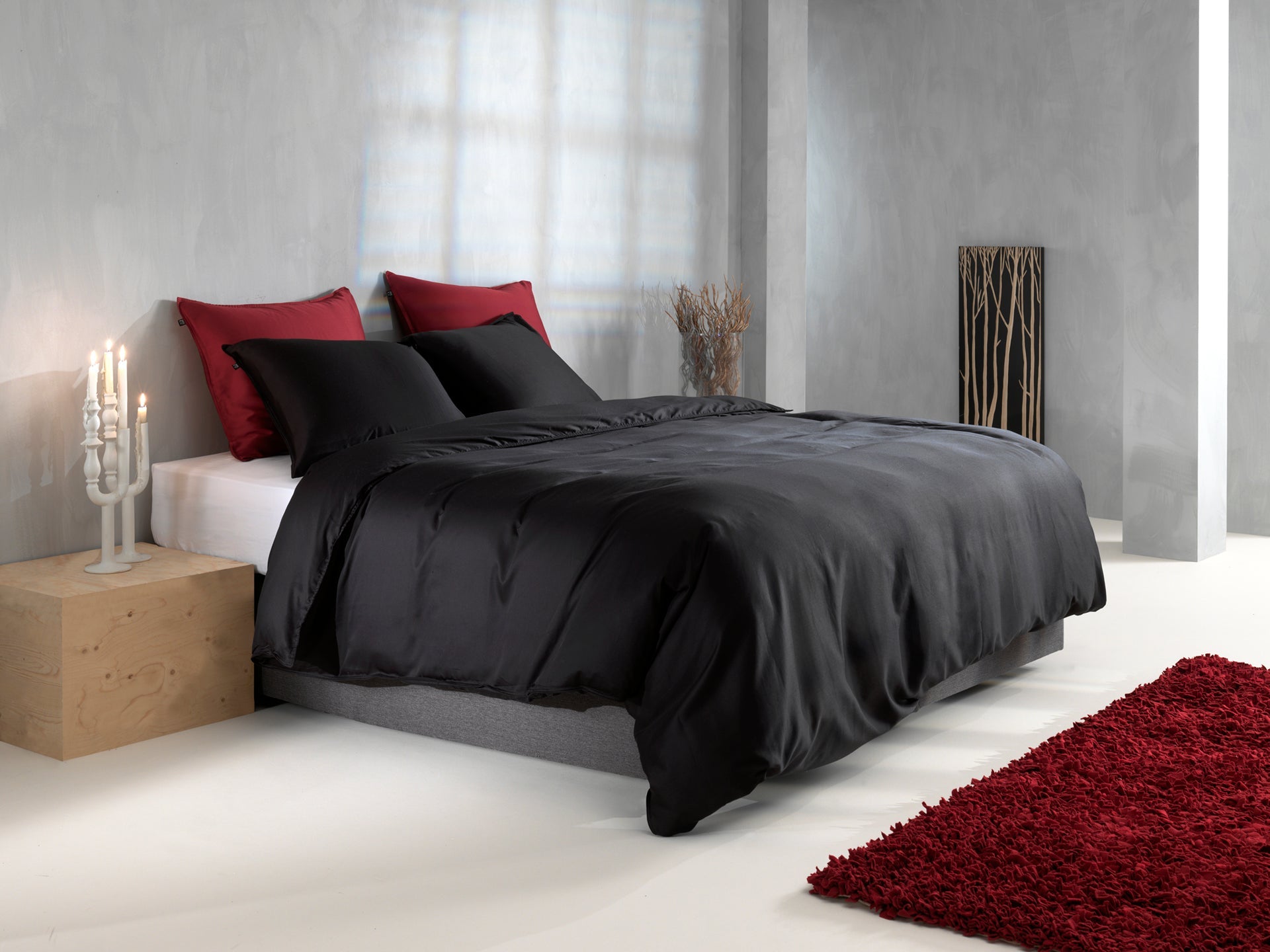 Zo Home Bettbezug Satin Satinado Night Black