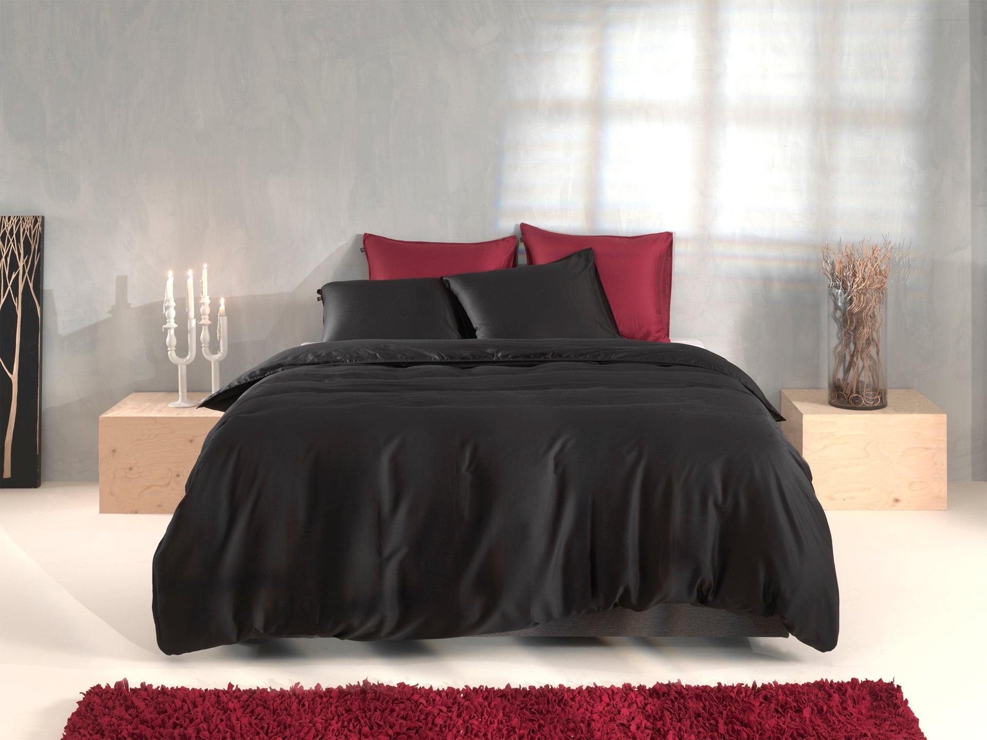 Zo Home Bettbezug Satin Satinado Night Black