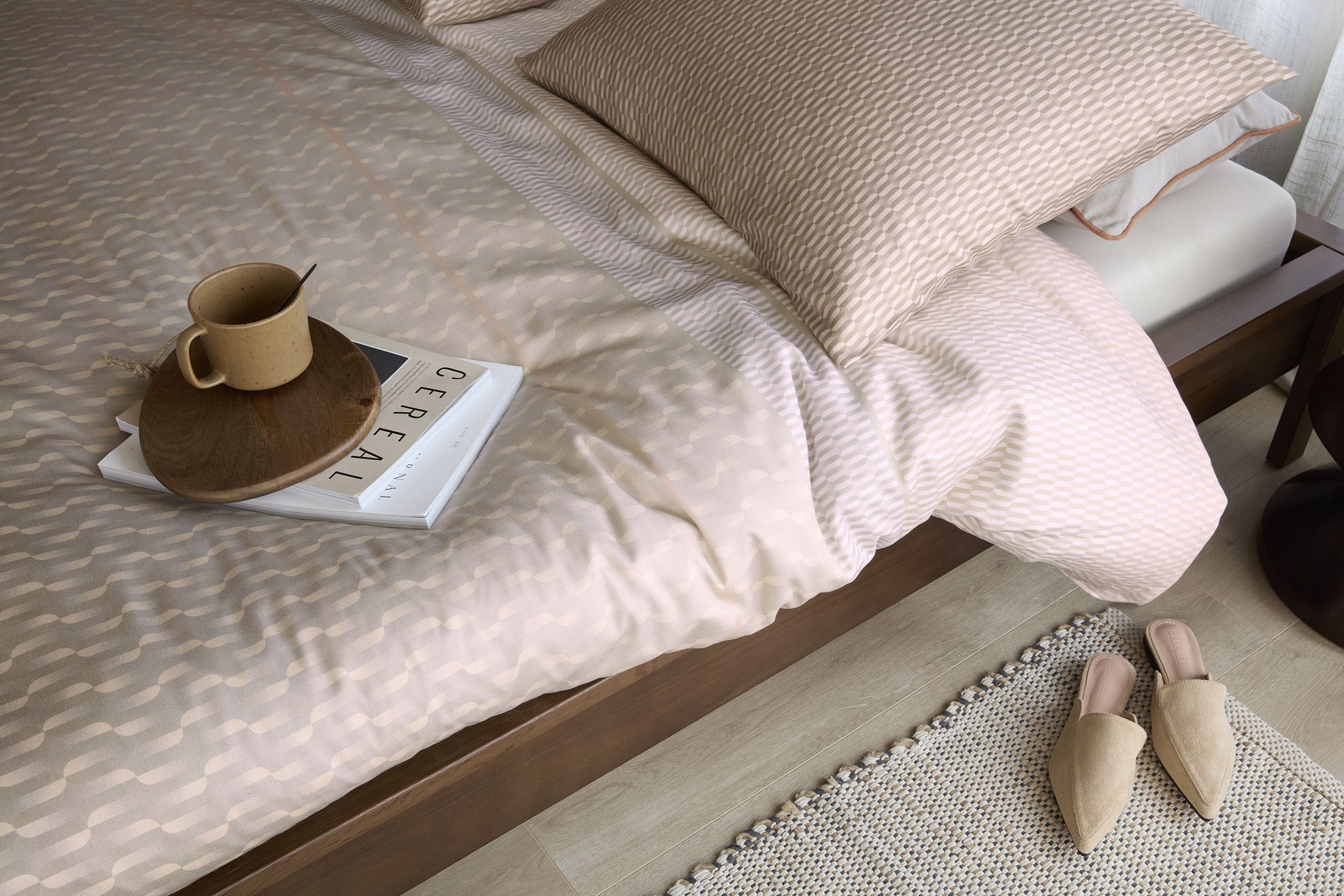 Beddinghouse Dekbedovertrek Lyocell Archer - Zand