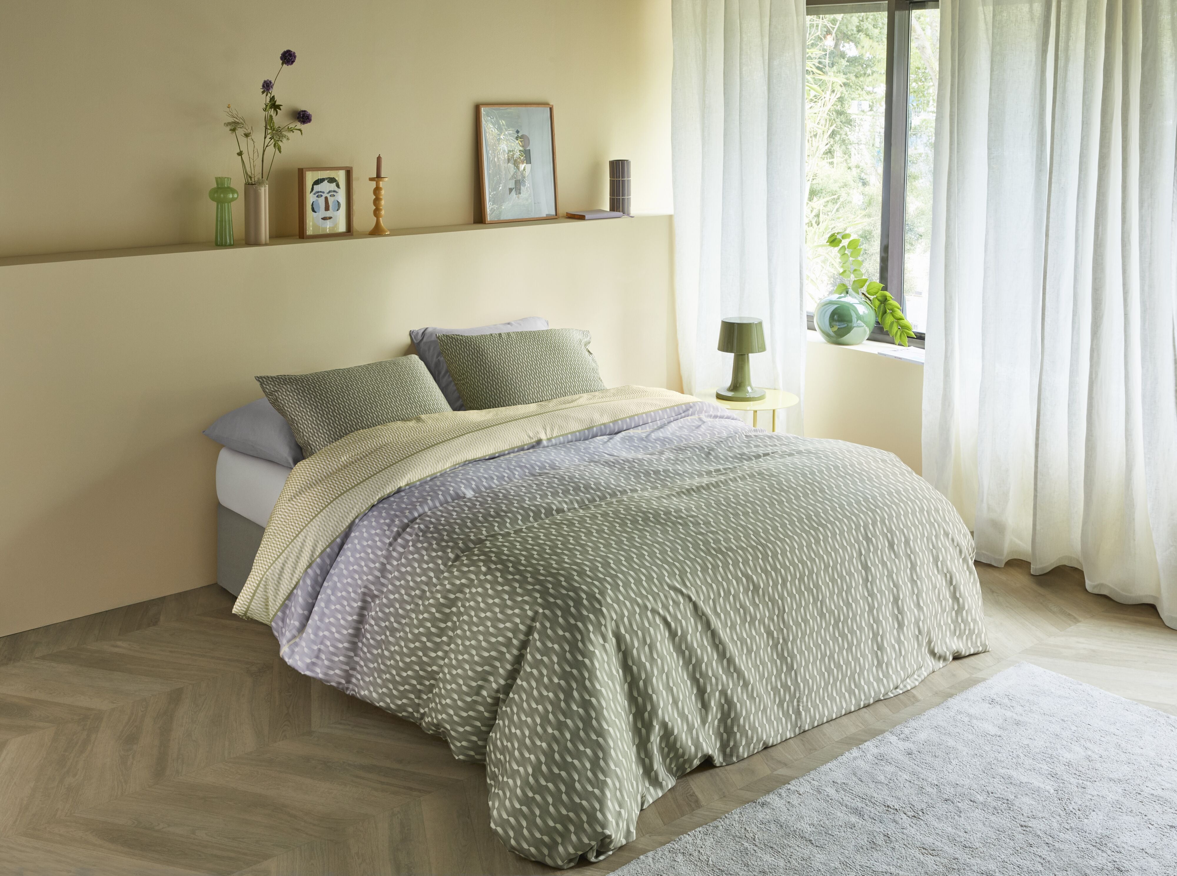 Beddinghouse Dekbedovertrek Lyocell Archer - Groen