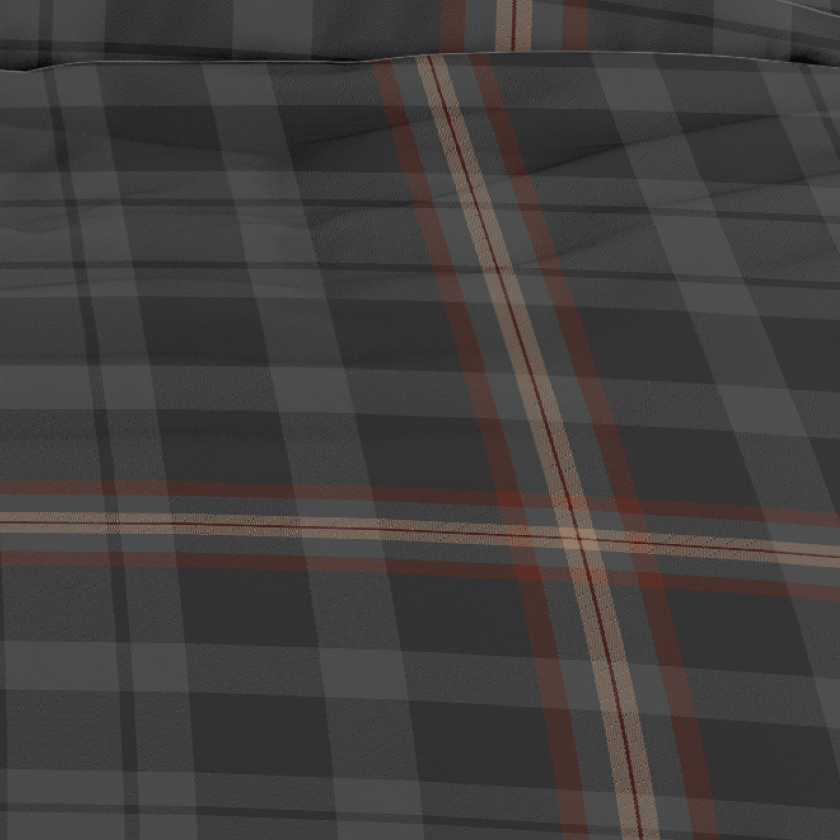 Romanette Dekbedovertrek Flanel Bariloche Antra/Taupe