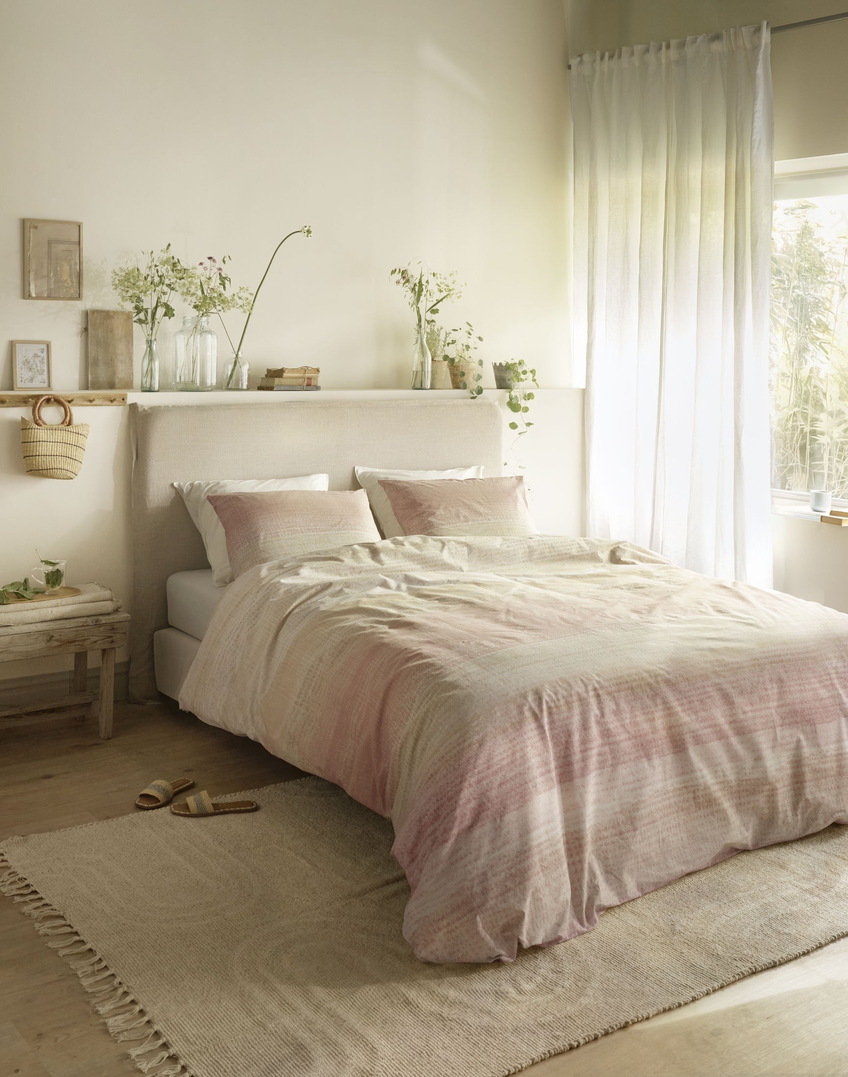 Ariadne at Home Dekbedovertrek Katoen Blaze - Terra