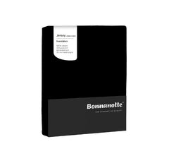 Bonnanotte Hoeslaken Double Jersey Zwart