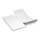 Cinderella Double-Split topper hoeslaken Sundays White satijn