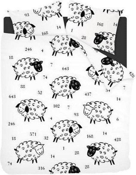 Cottons Dekbedovertrek Dekbedovertrek Flanel Schaapjes