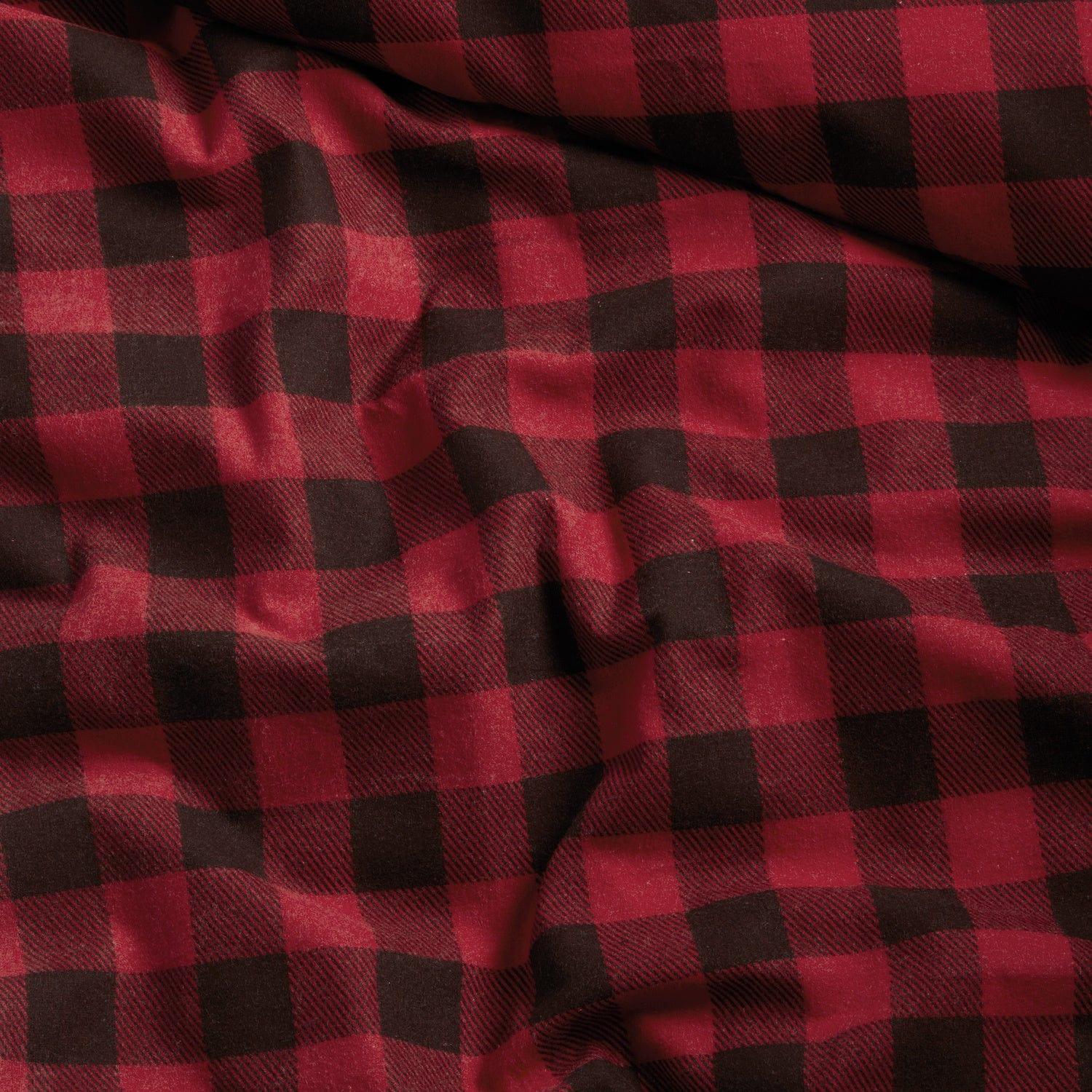 Damai Dekbedovertrek Dekbedovertrek Flanel Timber Red