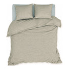 Romanette Dekbedovertrek Jersey Melange Beige