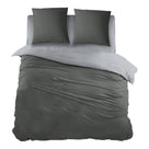 Sleepnight dekbedovertrek katoen Bi-Color Grey