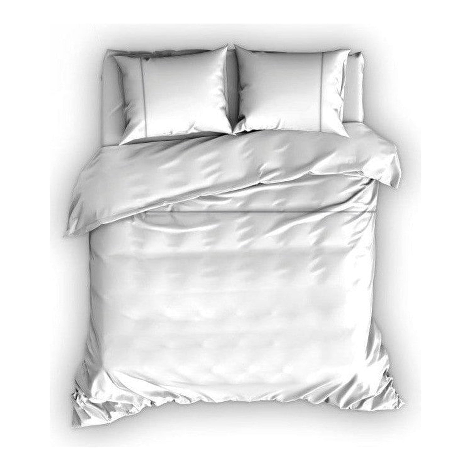 Cascina Colorini dekbedovertrek percale Divina wit Sand