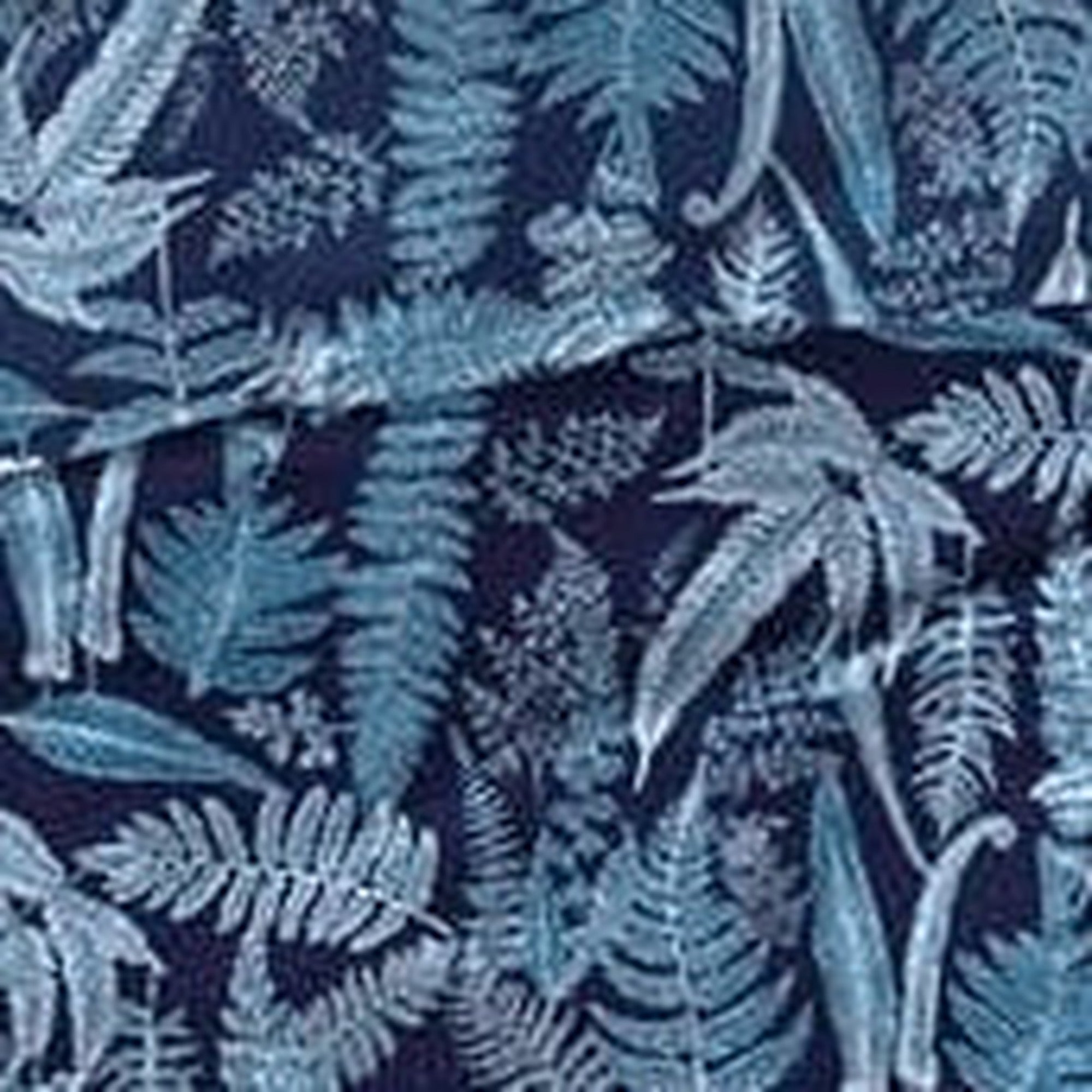 Satin d'Or dekbedovertrek satijn Tropea blauw