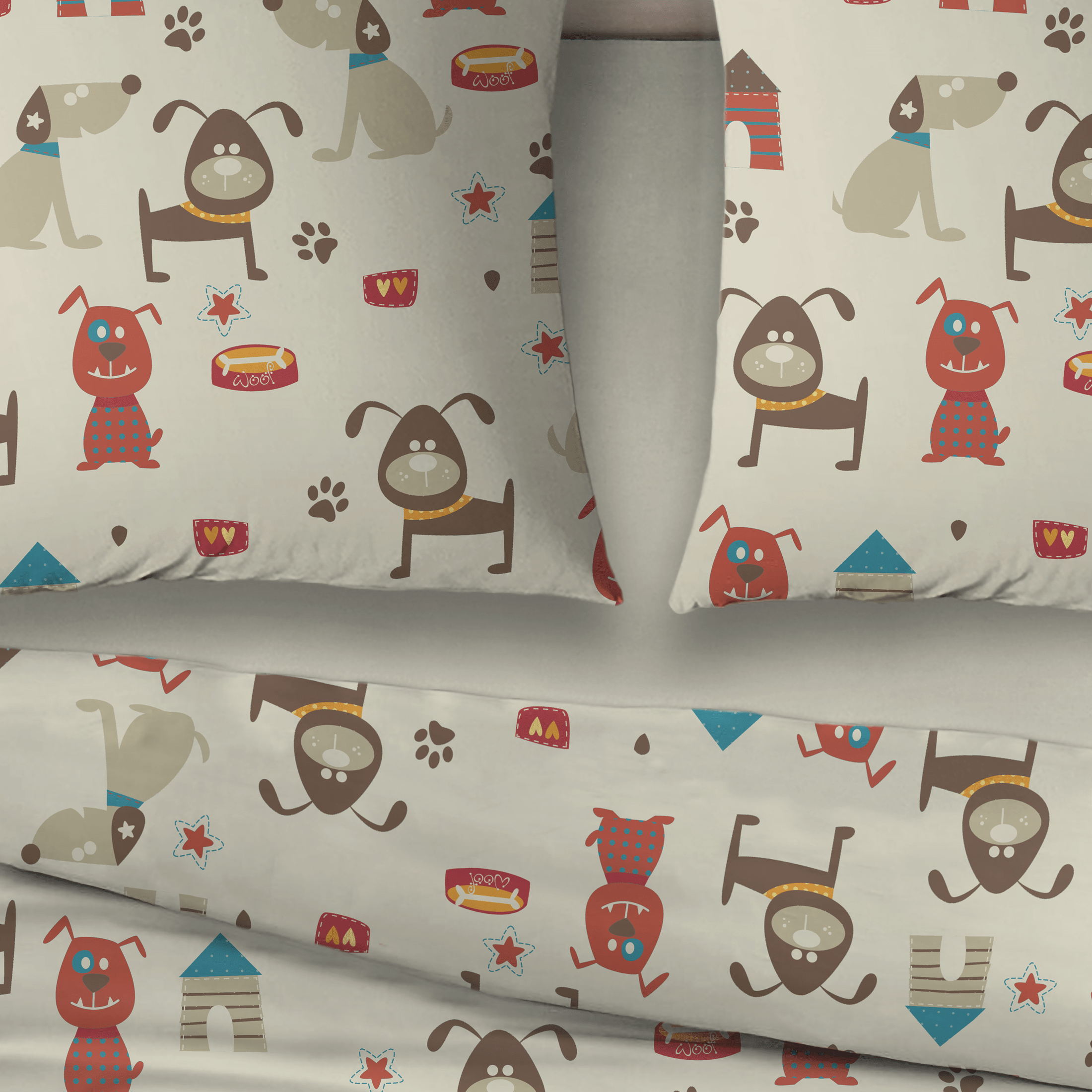 Sleepnight Dekbedovertrek Katoen Dogs