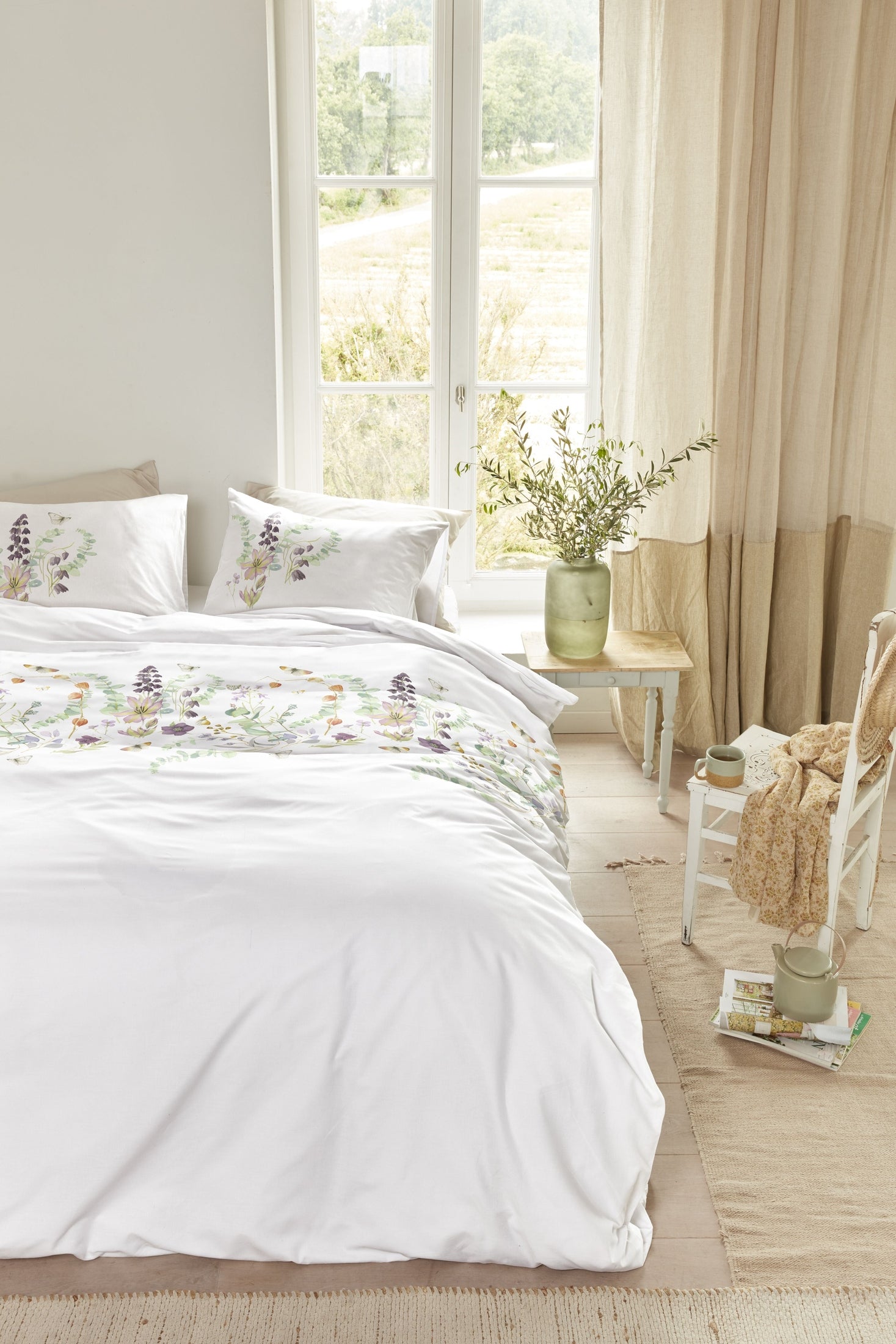 Marjolein Bastin Dekbedovertrek Katoen Fritillaria - Multi